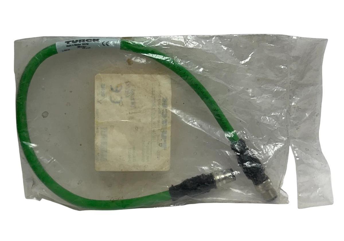 Used TURCK RSSD RSSD 423-0.5M / U-56121 EUROFAST CORDSET DOUBLE-ENDED 0.5M 4-PIN NSFS