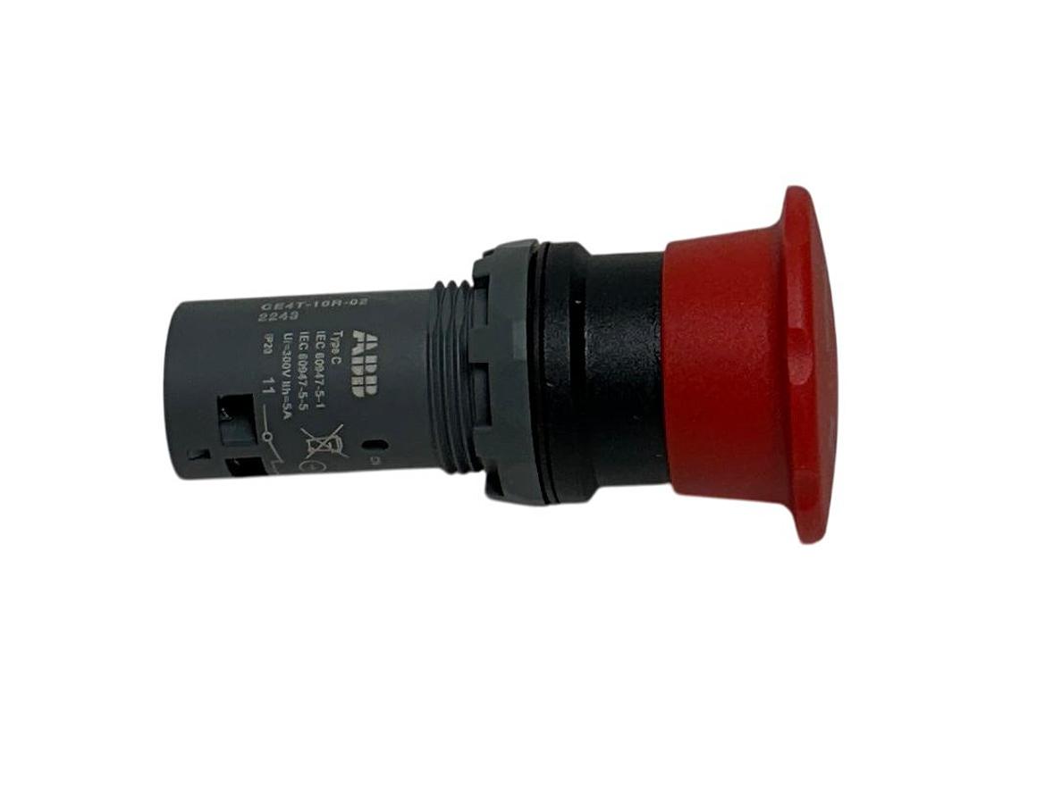 Used ABB CE4T-10R-02 / CE4T10R02 EMERGENCY STOP SWITCH TYPE C 300V 5A IP20 NSNP
