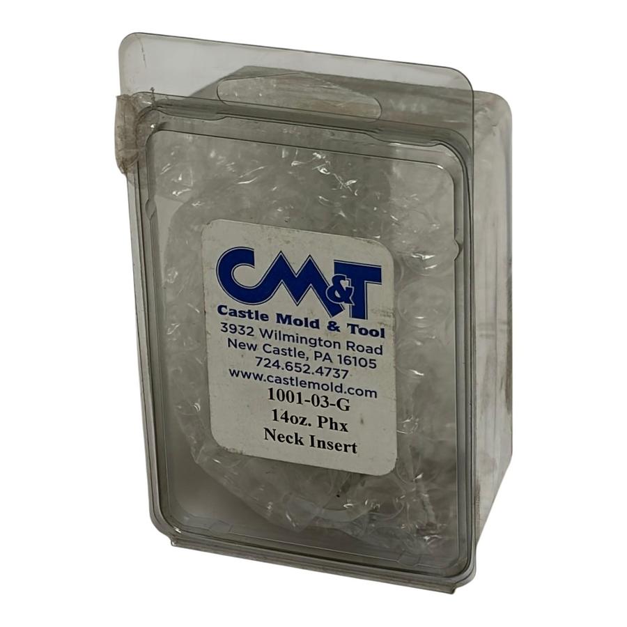 Castle Mold & Tool 1001-03-G 14oz Phx Neck Insert Blow Molding Machined Ring New
