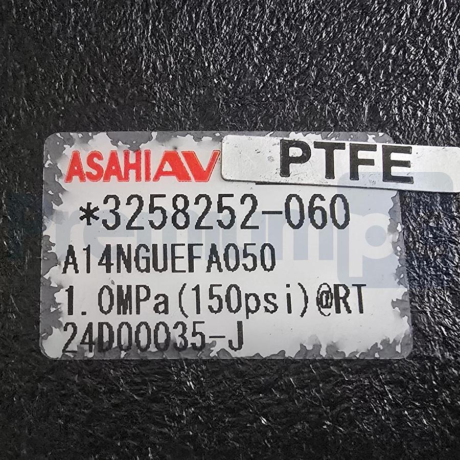 Asahi AV Type 14 Pneumatic Actuated Diaphragm Valve PTFE 2" A14NGUEFA050 NSMP