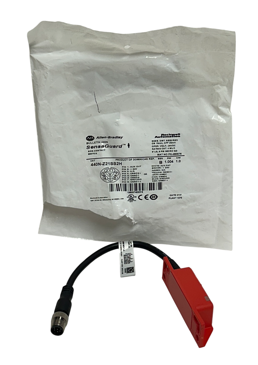 Used ALLEN BRADLEY 440N-Z21SS2H /B SensaGuard NON-CONTACT SWITCH 440NZ21SS2H NSMP *