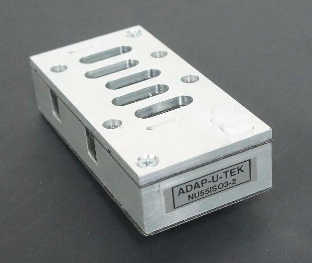 Used NEW ADAP-U-TEK NU55ISO3-2 ALUMINUM MANIFOLD NU55ISO32