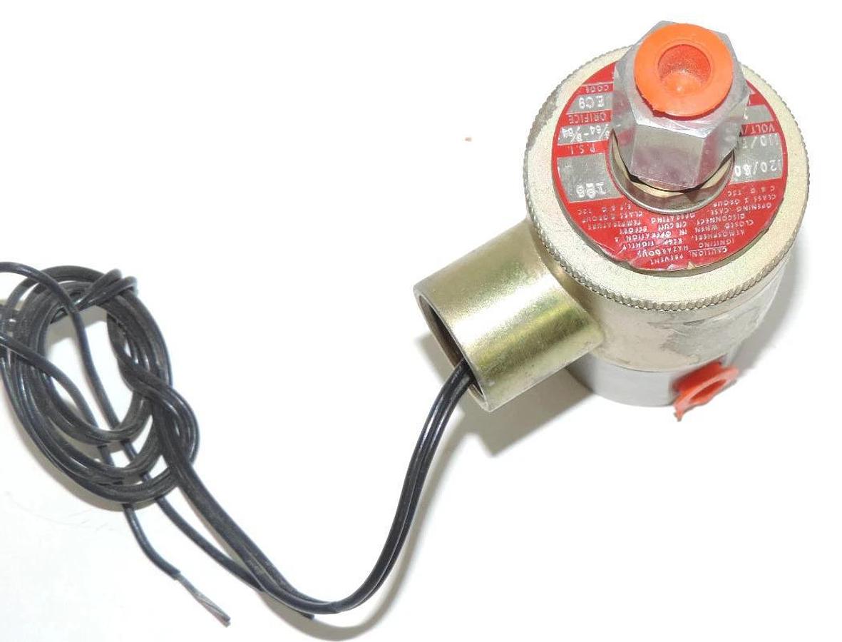 Used SKINNER X5H51580 1/4" SOLENOID VALVE CODE EC9 X5H51580EC9