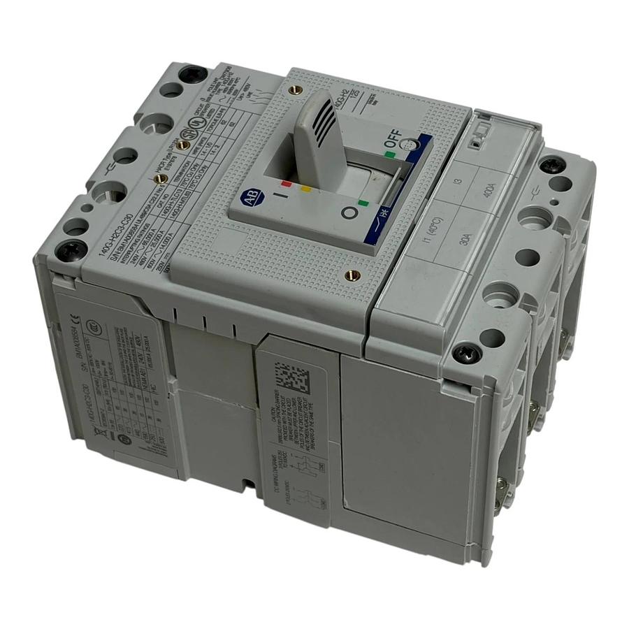 Allen Bradley Bulletin 140G-H2C3-C30 Molded Case Circuit Breaker 30A H-Frame Box