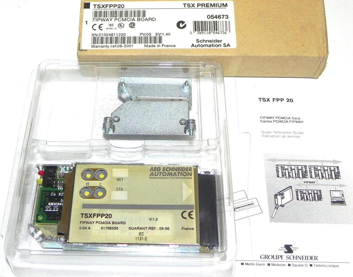 Used NIB SCHNEIDER ELECTRIC TSX-FPP-20 COMMUNICATION FIPWAY PCMCIA BOARD TSXFPP20