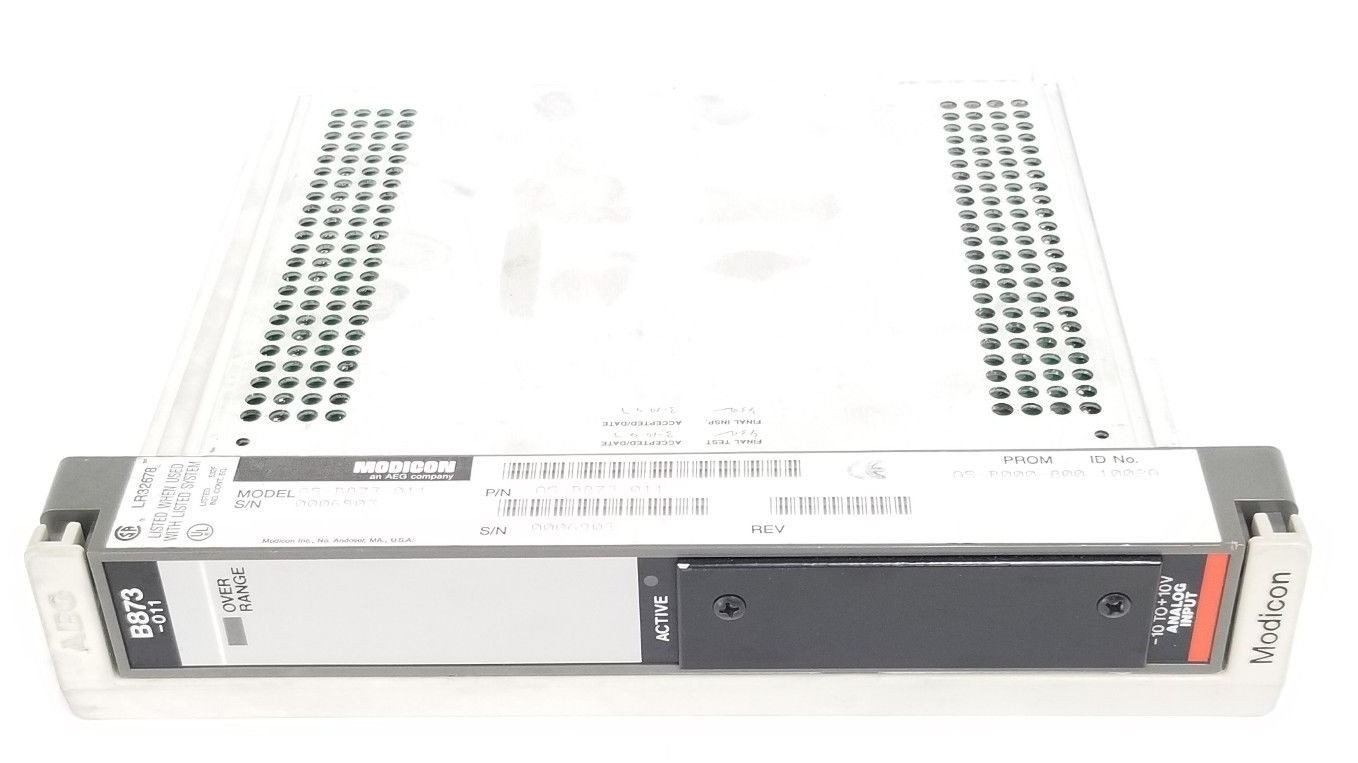 Used MODICON AS-B873-011 INPUT MODULE ASB873011
