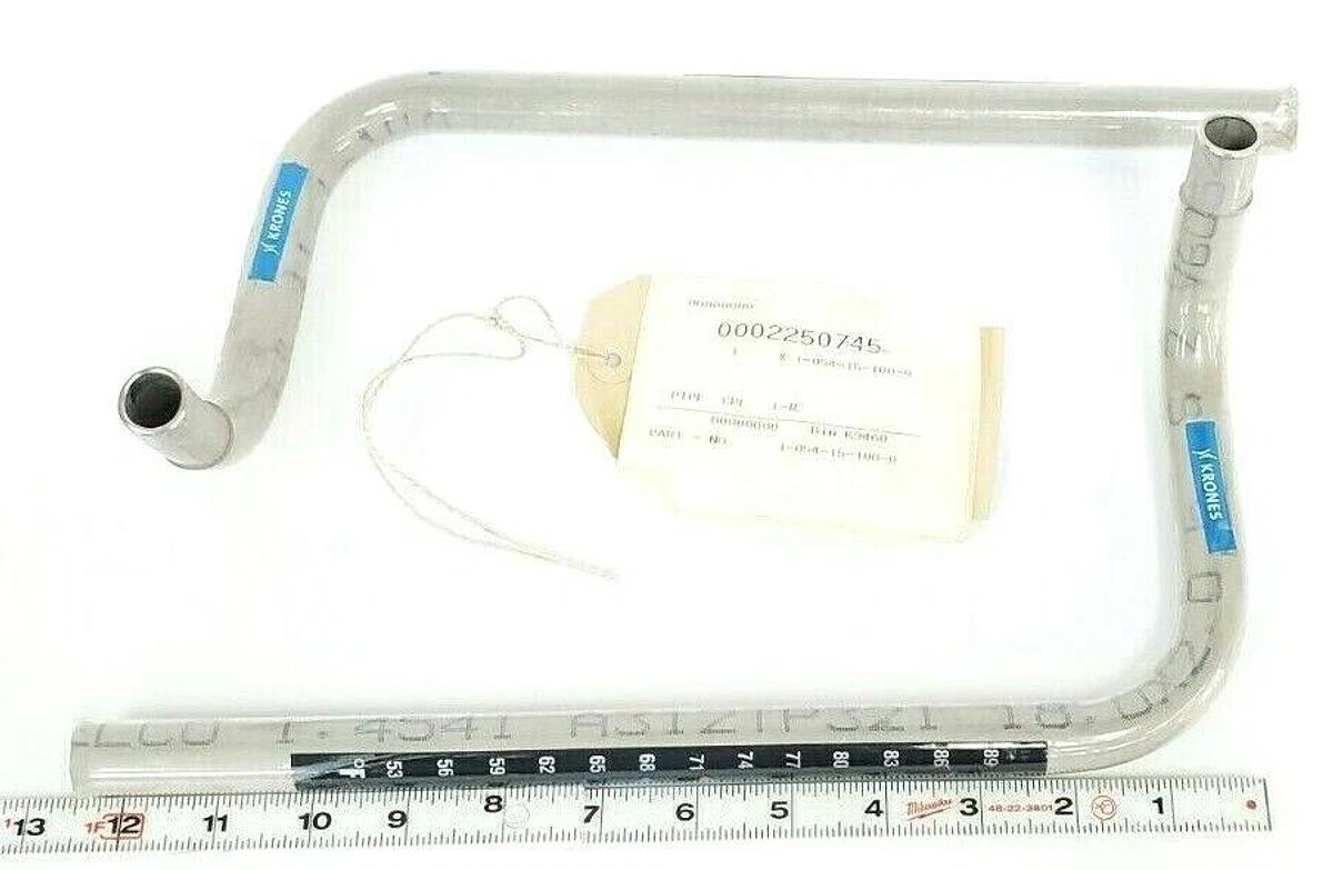 LOT OF 2 KRONES 1-054-15-100-0 PIPES CPL. L-R DELCO A312TP321 1054151000