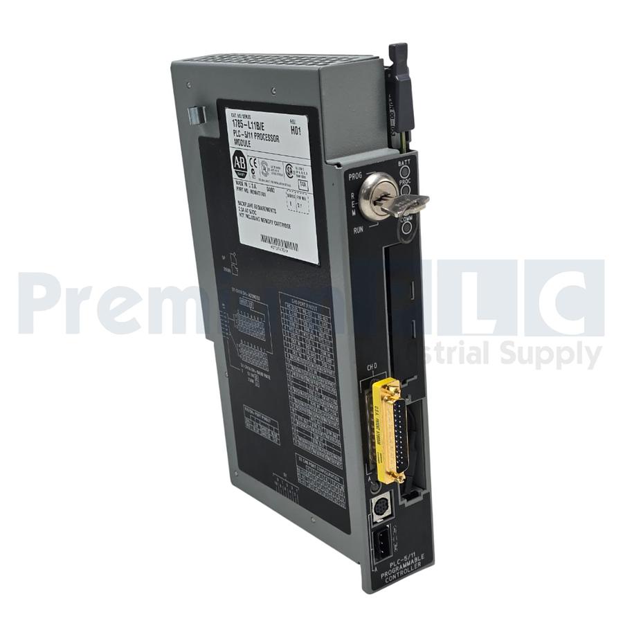 Used ALLEN BRADLEY 1785-L11B/E PLC-5/11 PROCESSOR MODULE REV. H01 F/W REV. D.1 NSNP