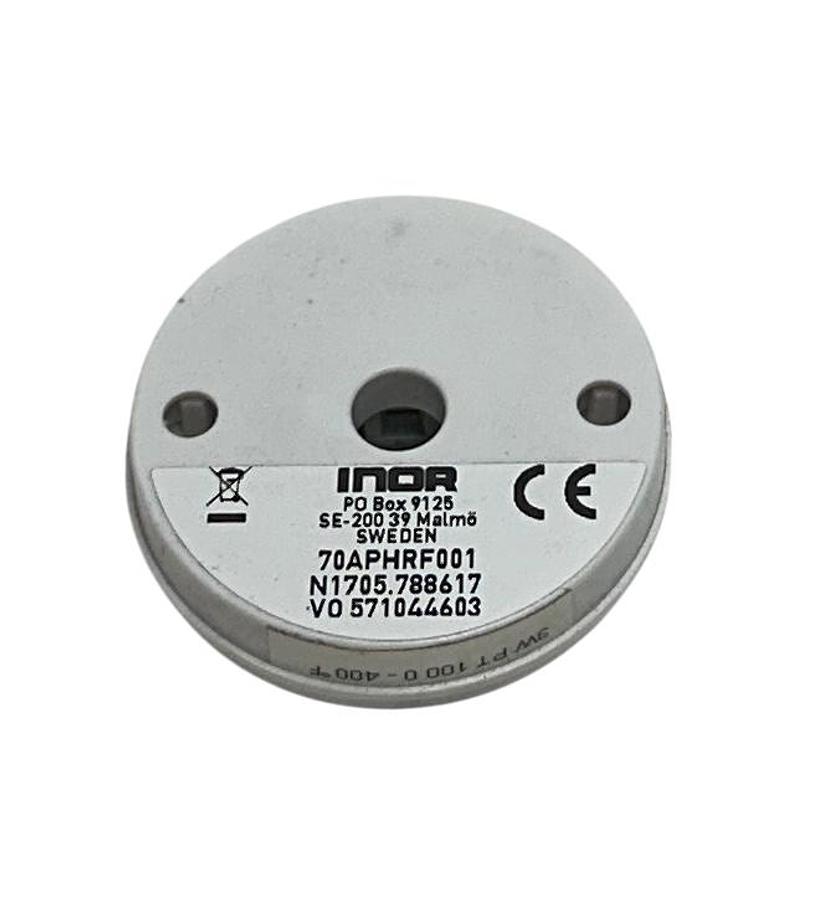 Used INOR 70APHRF001 / APAQ-HRF TEMPERATURE TRANSMITTER 3w RTD PT100 0-400 24VDC NSNP