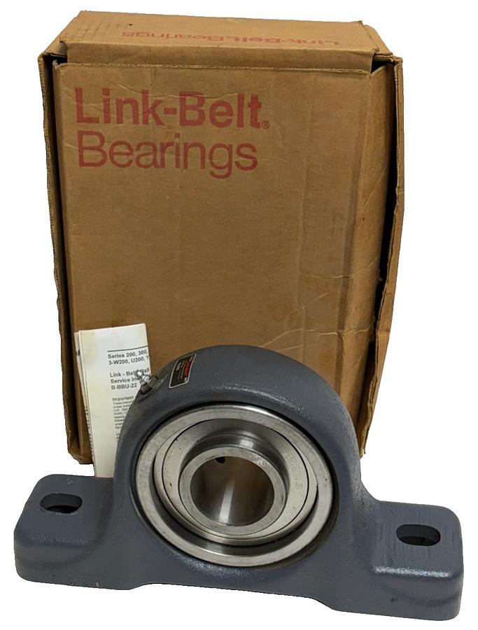 Used Link-Belt PEU335 Pillow Block Bearing 2-3/16 Heavy Duty Expansion Unit - New