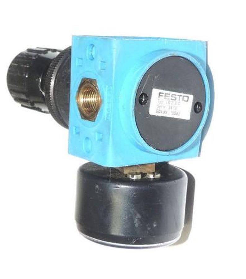 Used FESTO LR-1/8-S-B PRESSURE CONTROL VALVE, SERIE: 3478, EDV-NR. 10582