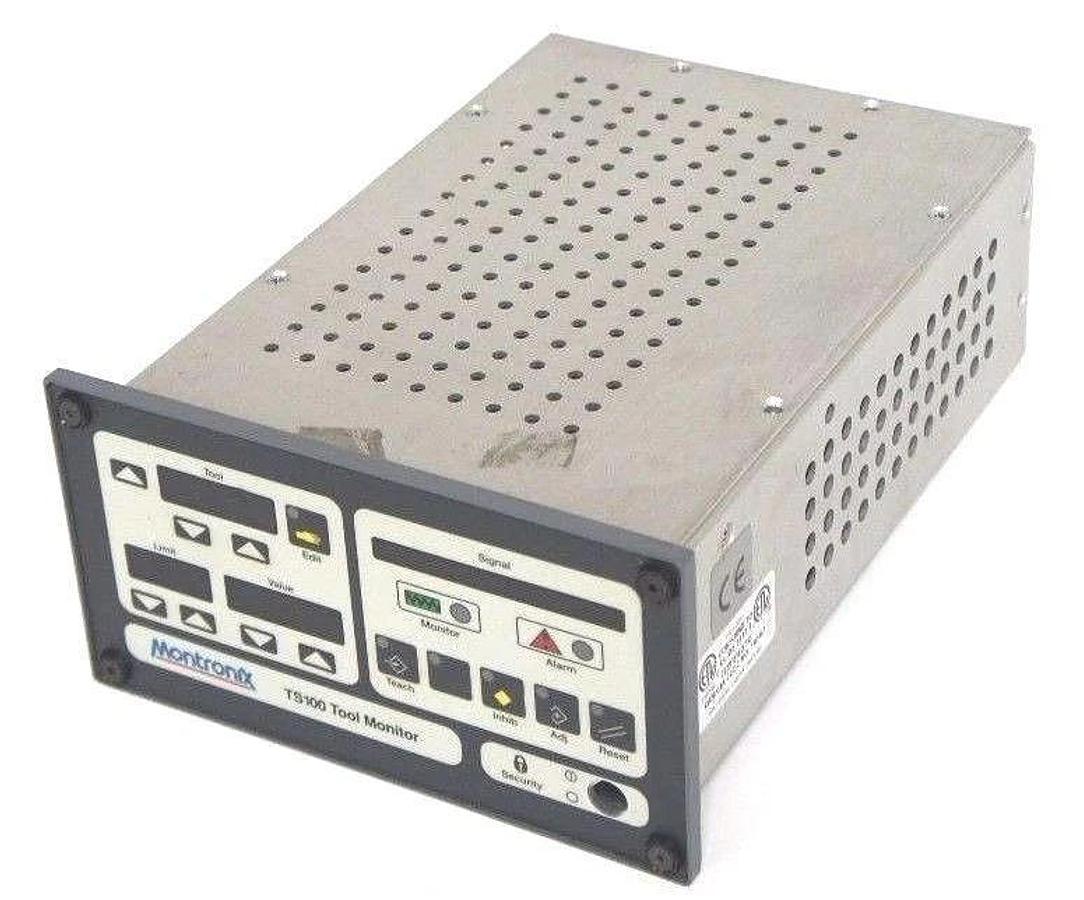 Used MONTRONIX TS100 TOOL MONITOR 120/230V, 50/60HZ, 33W