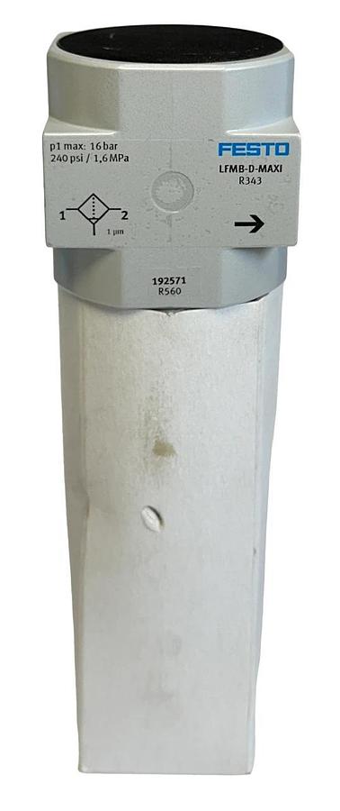 FESTO LFMB-D-MAXI / 192571 / LFMBP-D-MAXI PNEUMATIC FINE FIBER FILTER NSNP