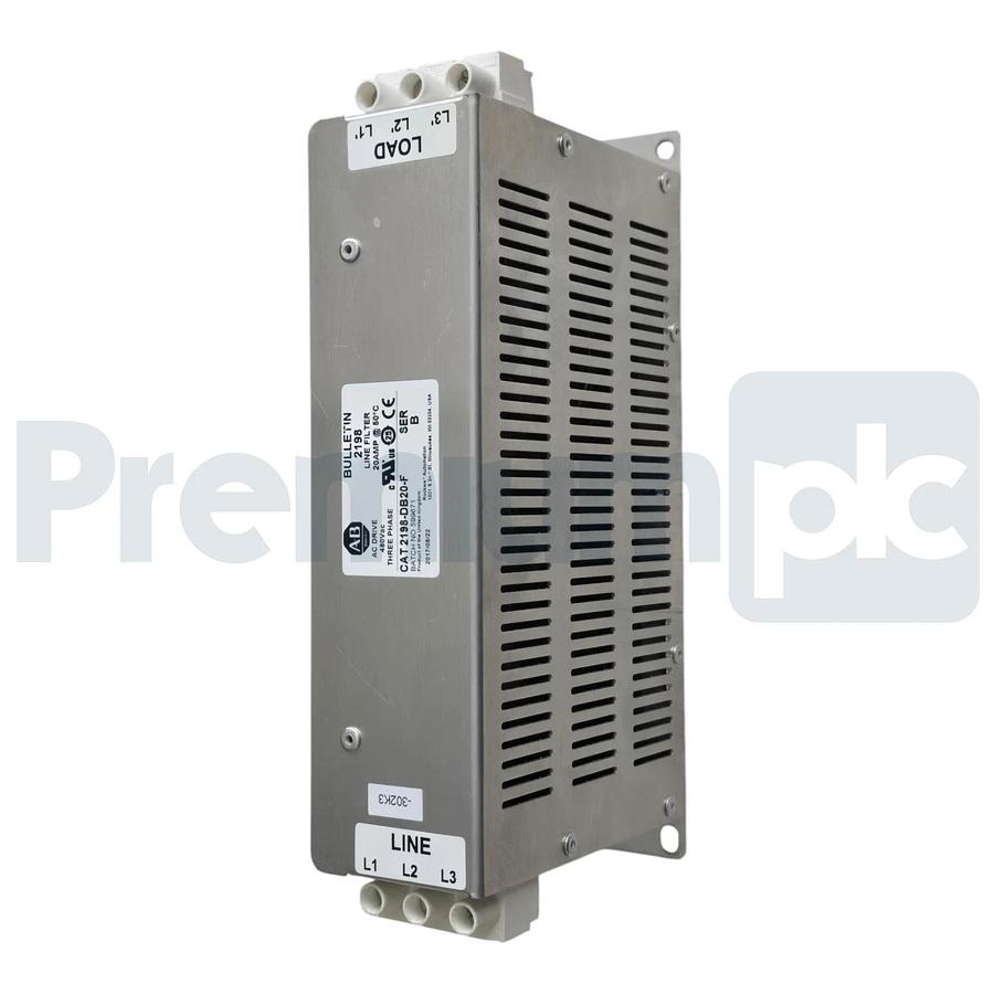 Used Allen-Bradley 2198-DB20-F /B Kinetix 5500 AC EMC Line Filter 20A 3-Ph 2198DB20F