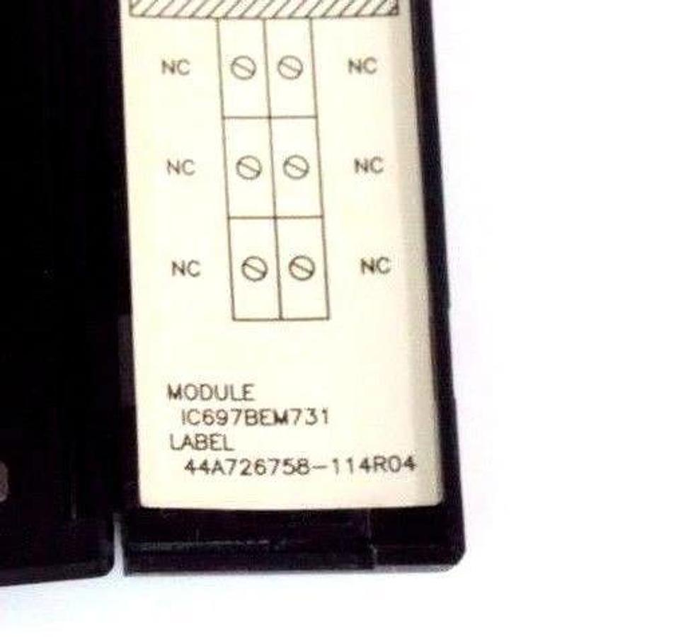 Used GE FANUC IC697BEM731H GENIUS BUS CONTROLLER 1 CHANNEL IC697BEM731