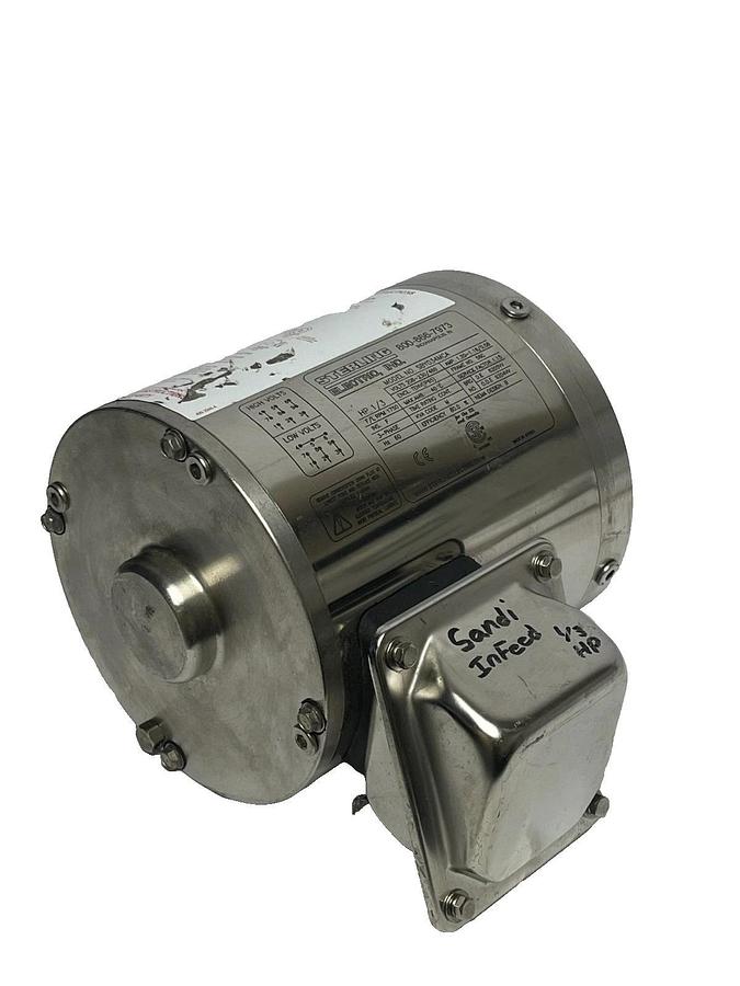 Sterling Electric SBY034MCA Stainless Washdown Motor 1/3HP 1750RPM 3PH 56C TENV