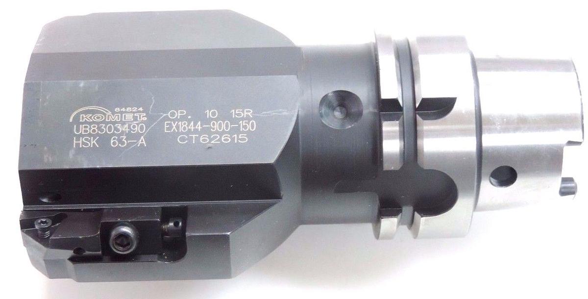 Used NEW KOMET UB8303490 HSK-A63 BORE, CHAMFER ASSY TOOL
