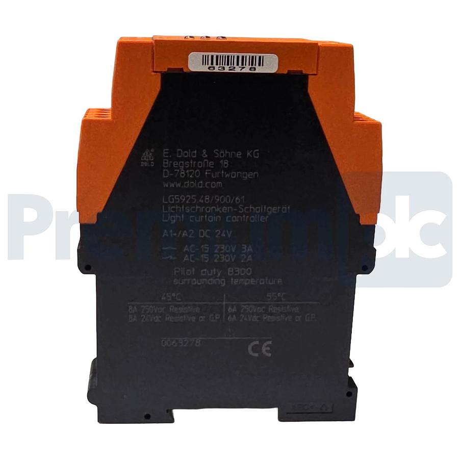 DOLD LG5925-48-900-61 | 0063278 Safemaster Light Curtain Controller 24VDC NSMP