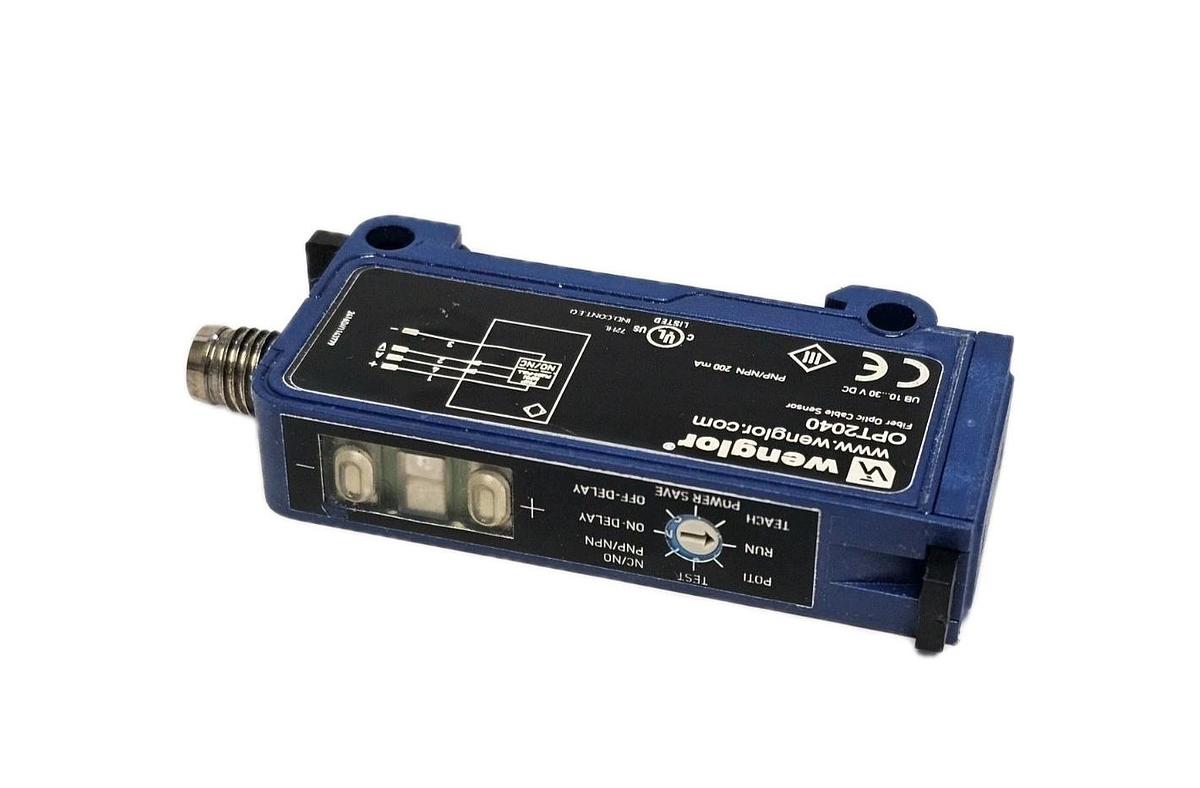 Used NEW WENGLOR OPT2040 FIBER OPTIC CABLE SENSOR 10...30V DC