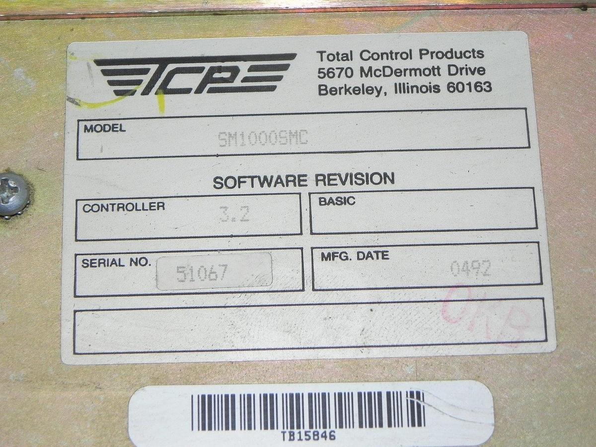 Refurbished REPAIRED TOTAL CONTROL PRODUCTS SM1000SMC QUICKMARQUEE, CONTROLLER: 3.2