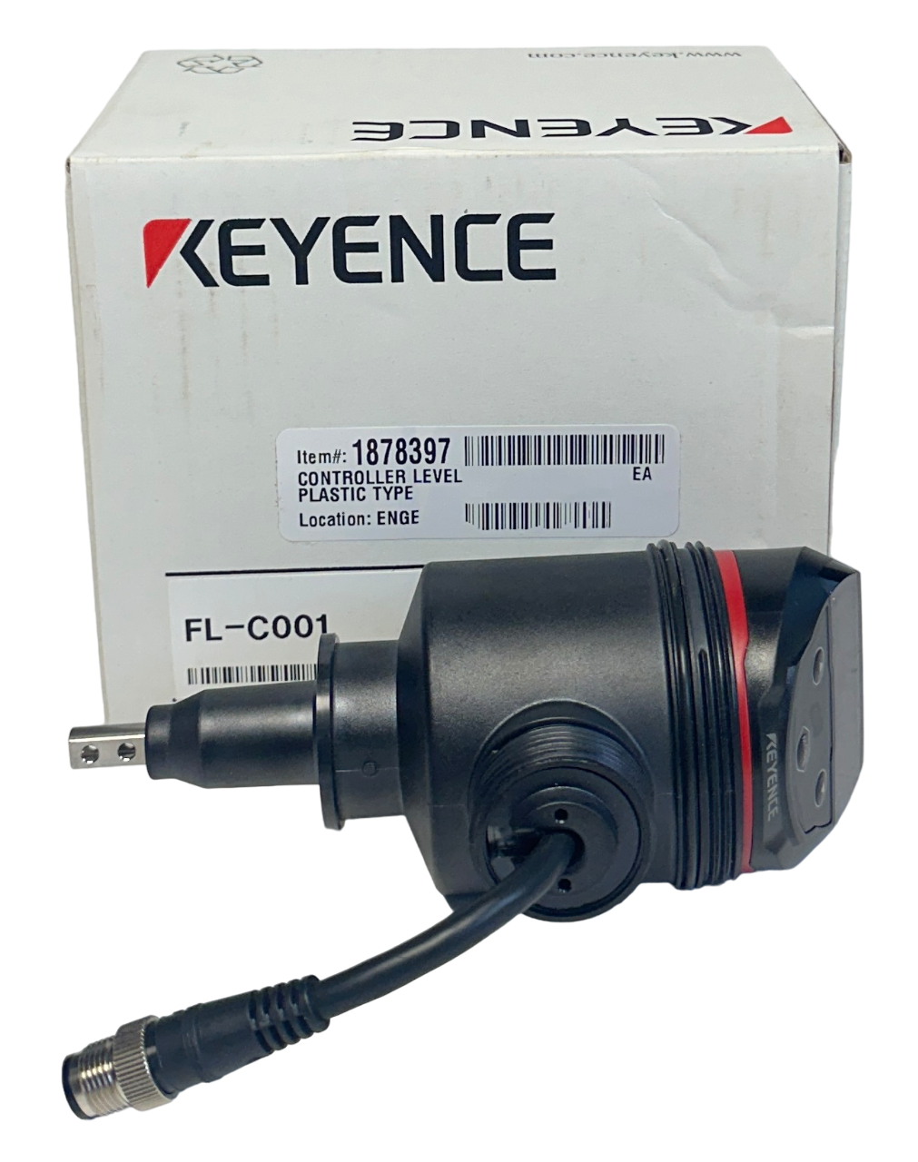 Used KEYENCE FL-C001 / FLC001 PULSE LEVEL SENSOR IO-Link 10-30V 300mA USNP