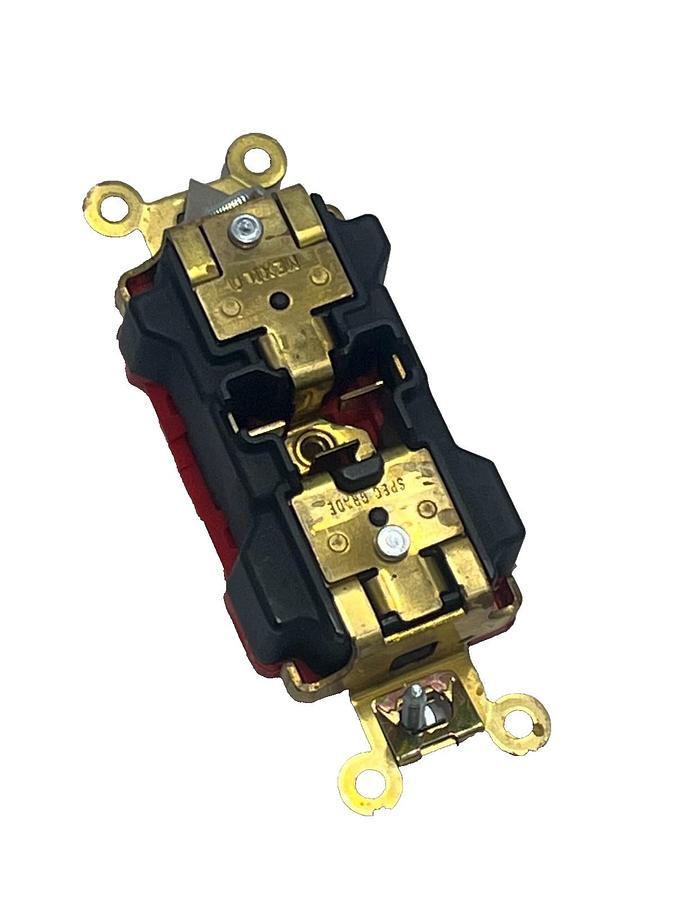 Used PASS & SEYMOUR LEGRAND PT5362-ARED / PT5362ARED DUPLEX RECEPTACLE 20A NSMP