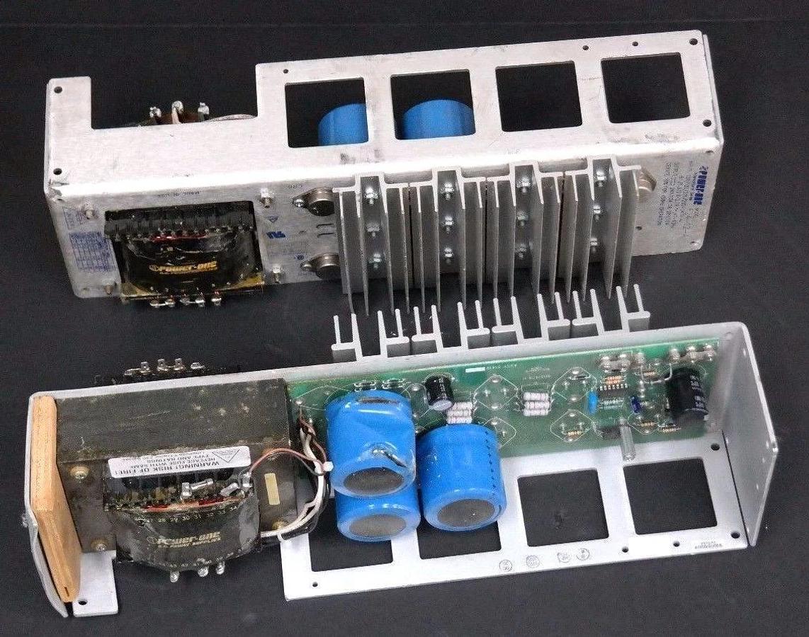 Used LOT OF 2 POWER ONE F24-12-A POWER SUPPLYS, 100/120/215/230-240V, 50-60Hz, F2412A