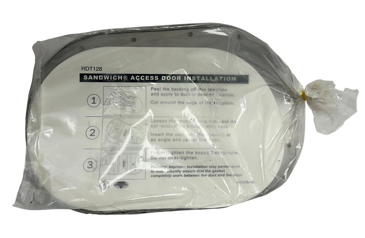 Used DUCTMATE INDUSTRIES DMI12811 INSULATED ROUND ACCESS DOOR 12''x8'' SANDWICH NSMP