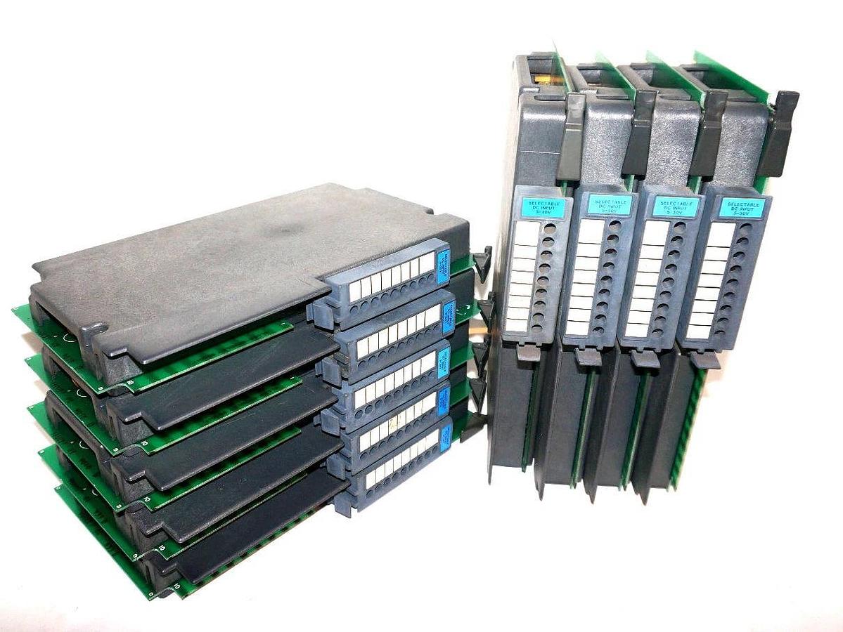 Used LOT OF 9 ALLEN BRADLEY 1771-IQ SELECTABLE INPUT MUDULES 5-30V 1771IQ