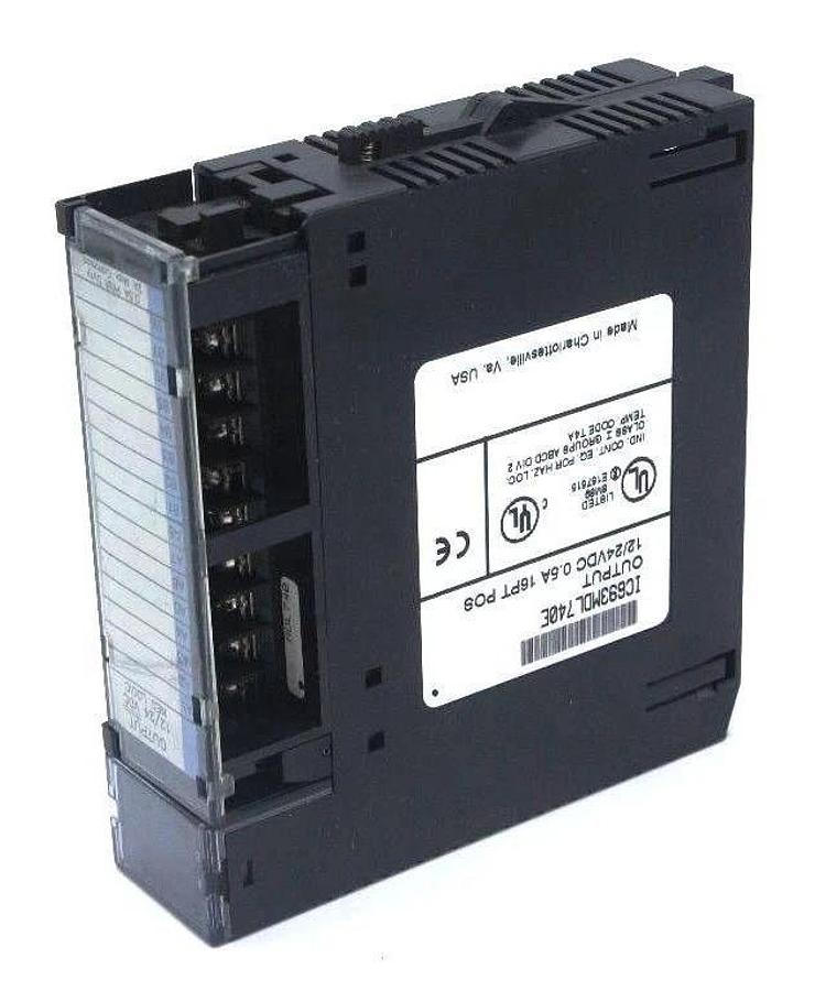 Used GE FANUC IC693MDL740E OUTPUT MODULE 12/24 VDC, 0.5A, 16 PT POS
