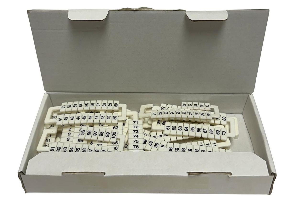 Used AUTOMATIONDIRECT DN-LAS / DN-LA100 / DN-LB BLANK AND PRINTED TAGS 1000+ NSMP