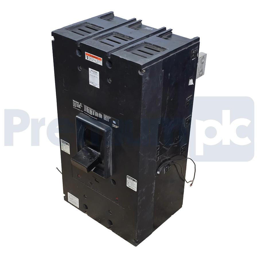 Used Westinghouse PB22500F 2500A 2-Pole 600V Circuit Breaker 654D456G05 w/ 2000A Trip