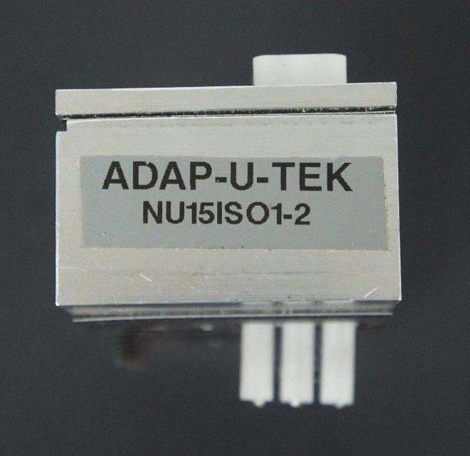 Used ADAP-U-TEK NU15ISO1-2 ALUMINUM MANIFOLD NU15ISO12