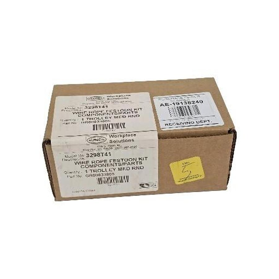 Used NIB HUBBELL 3298T41 WIRE ROPE FESTOON KIT