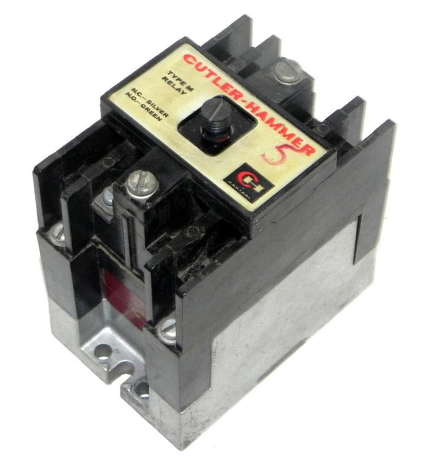 Used CUTLER-HAMMER D23MB RELAY TYPE M