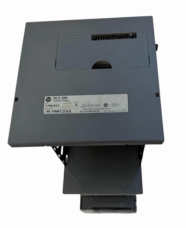 Used ALLEN BRADLEY 1746-A13 /A 13-SLOT RACK W/ 1746-P2 /C POWER SUPPLY