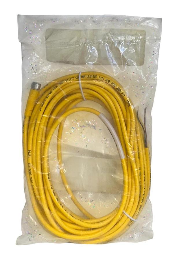 Used TURCK PKG 4M-10 / U99-10780 PICOFAST CORDSET SINGLE-ENDED M8 10M NSFS