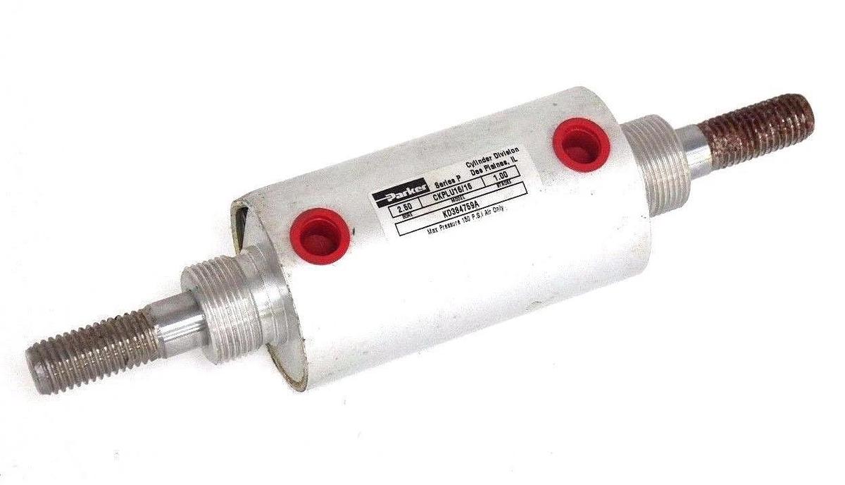 PARKER CKPLU16/16 PNEUMATIC CYLINDER 1" STROKE 2.5" BORE KD384759A, 2620400003