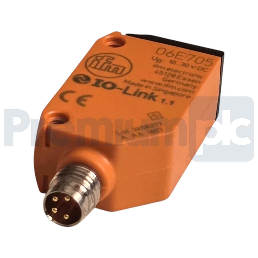 Used ifm O6E705 Through-beam Laser Sensor Receiver O6ELFNKG/AS/4P IO-Link NSFS