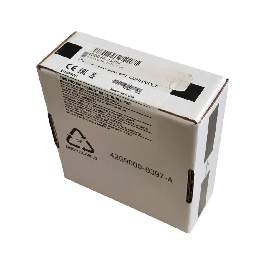 Used GE FANUC EMERSON IC694ALG392 PACSystems RX3i OUTPUT MODULE ANALOG 8PT NSFS