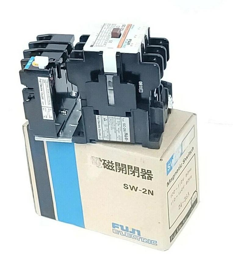 Used NIB FUJI ELECTRIC SW-2N MAGNETIC SWITCH SW-2N-35 W/ TR-2N OVERLOAD RELAY