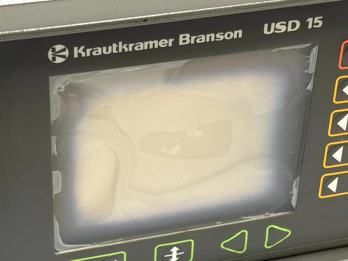 Used Krautkramer Branson USD 15 Ultrasonic Flaw Detector Model USD-15 Working Unit