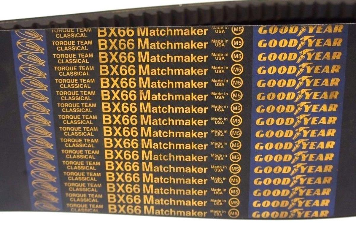 NEW GOODYEAR BX66 V BELT TORQUE TEAM CLASSICAL MATCHMAKER