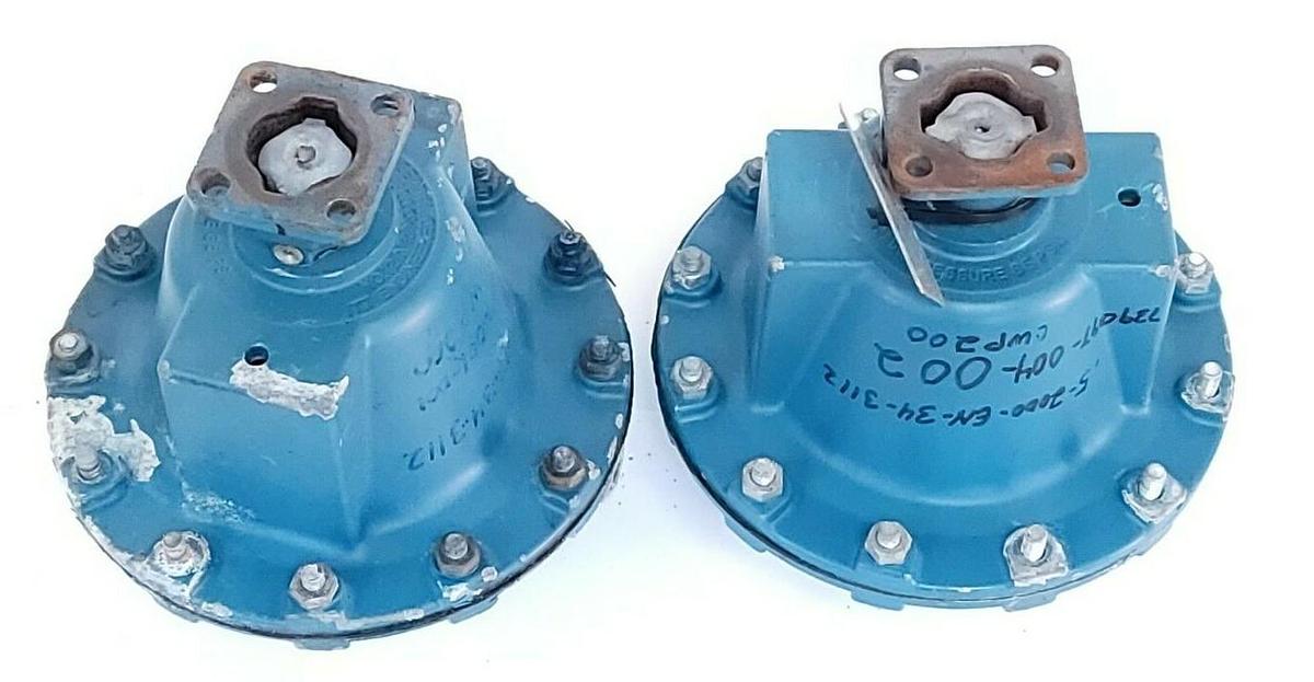 Used LOT OF 2 ITT ENGINEERED NO. 12 AIR MOTOR VALVES