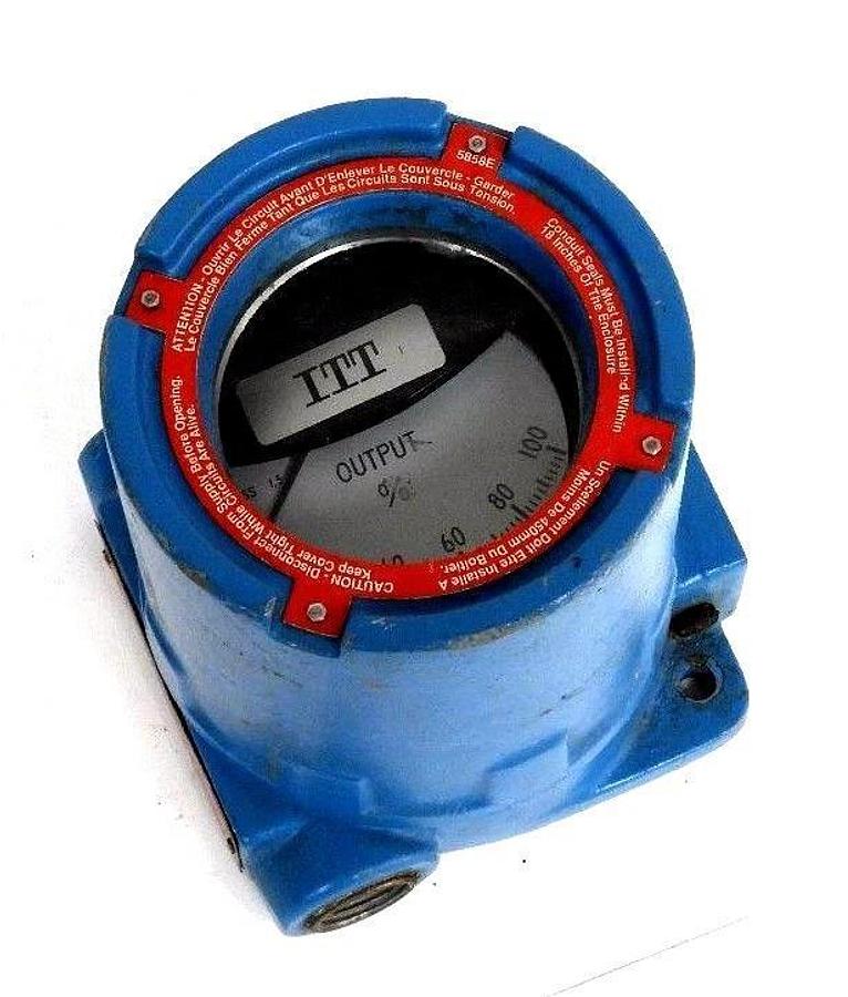 Used ITT BARTON 3920/3W/20/LN/RI/FX TRANSMITTER RANGE: 50-300 DEG. F, SENSOR 385-100