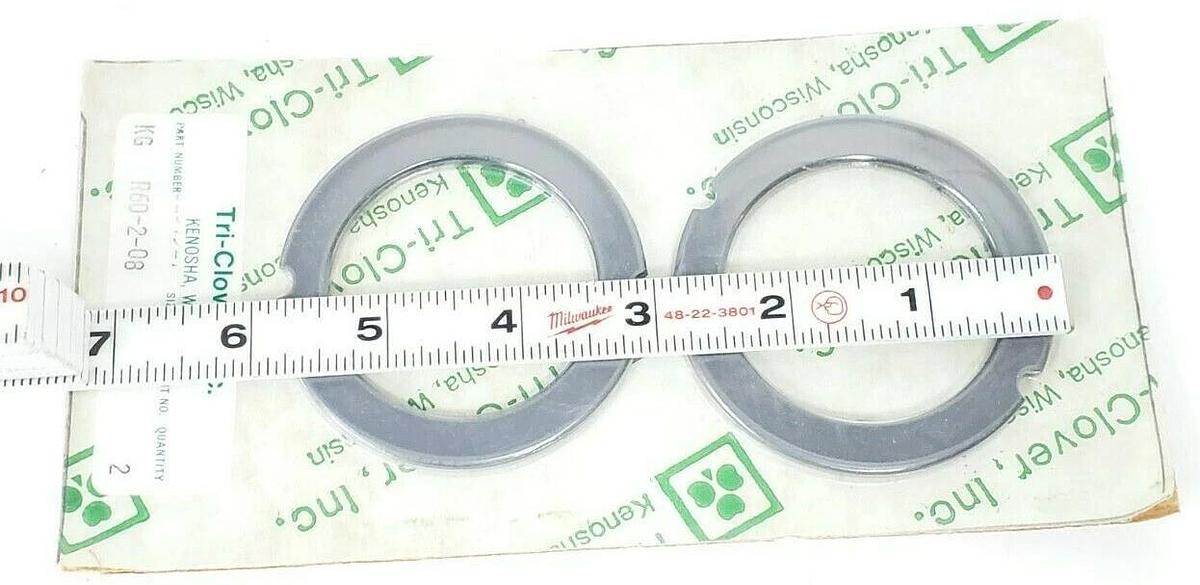 Used LOT OF 2 NEW TRI-CLOVER KG R60-2-08 CARBON IMPELLERS
