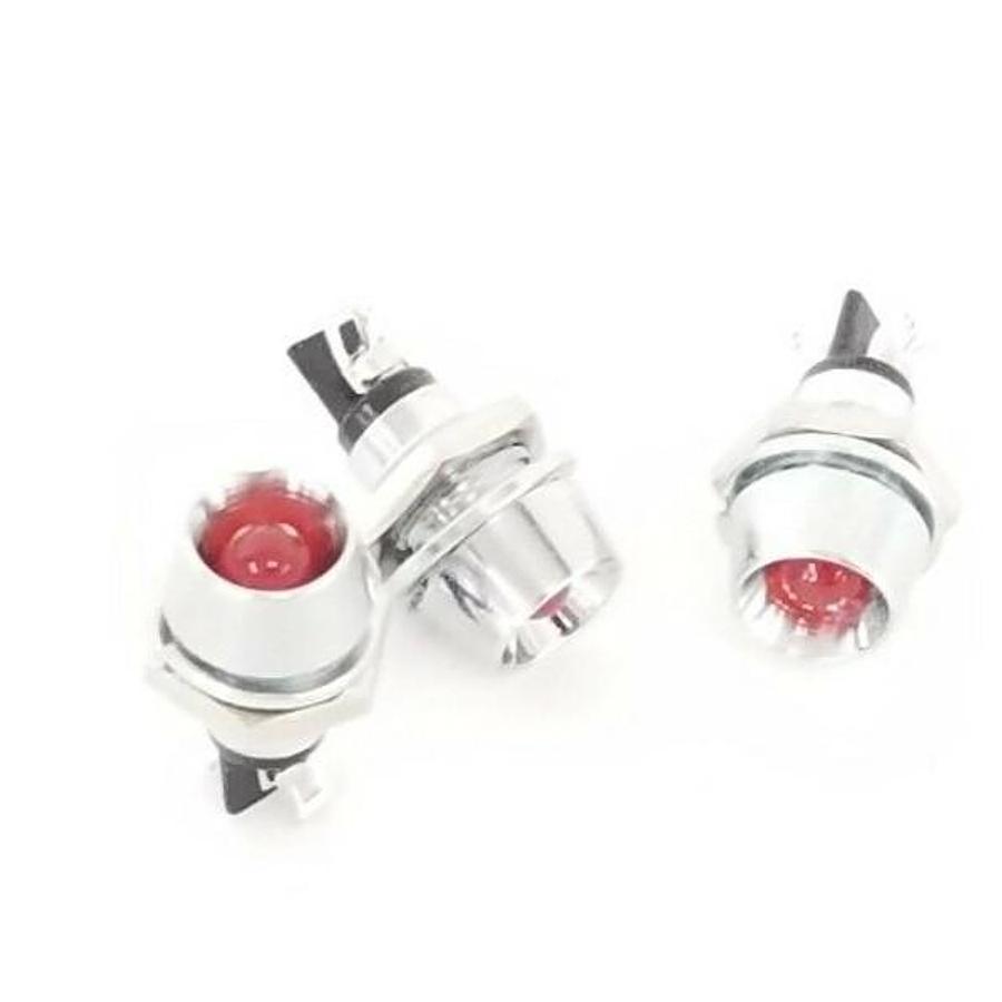 Used LOT OF 3 NEW GENERIC 06048 INDICATOR LAMPS RED 0650-6178