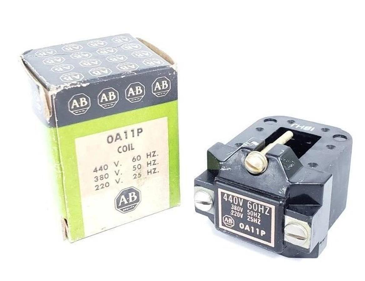 Used LOT OF 9 NIB ALLEN BRADLEY 0A11P COILS 440/380/220VAC 60/50/25HZ 0-A11P OA11P