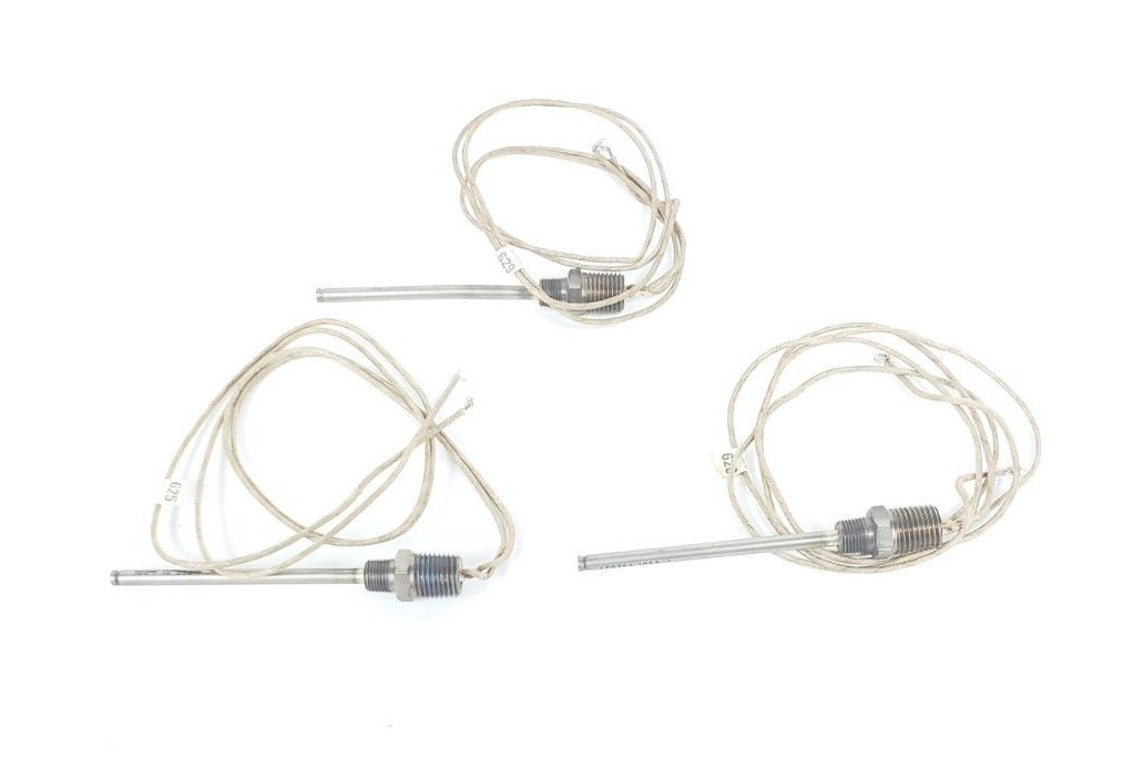Used LOT OF 3 HONEYWELL L7038A 1053 1 THERMISTOR SENSORS 100-250 DEG F, L7038A1053