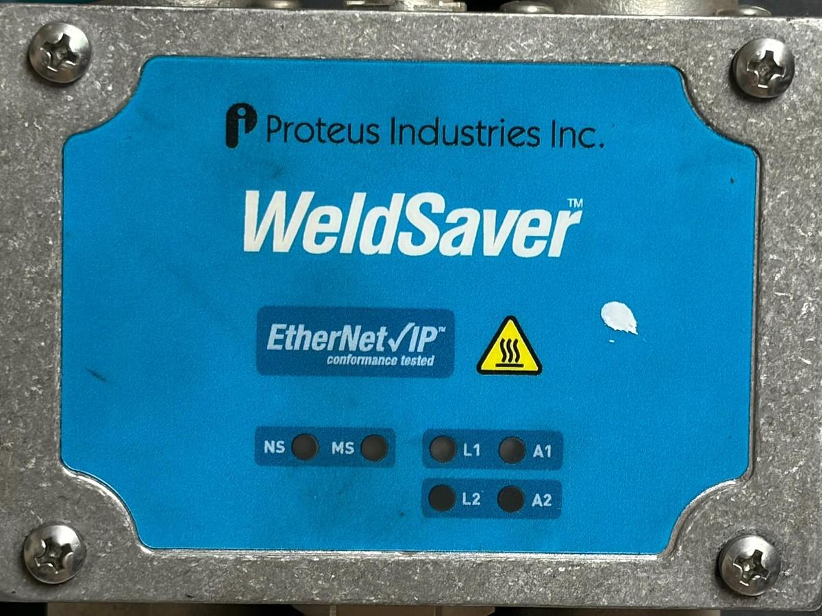 Used Proteus Industries WeldSaver 5 EtherNet/IP 9WSEV50G-1-001 Robotic Water Control